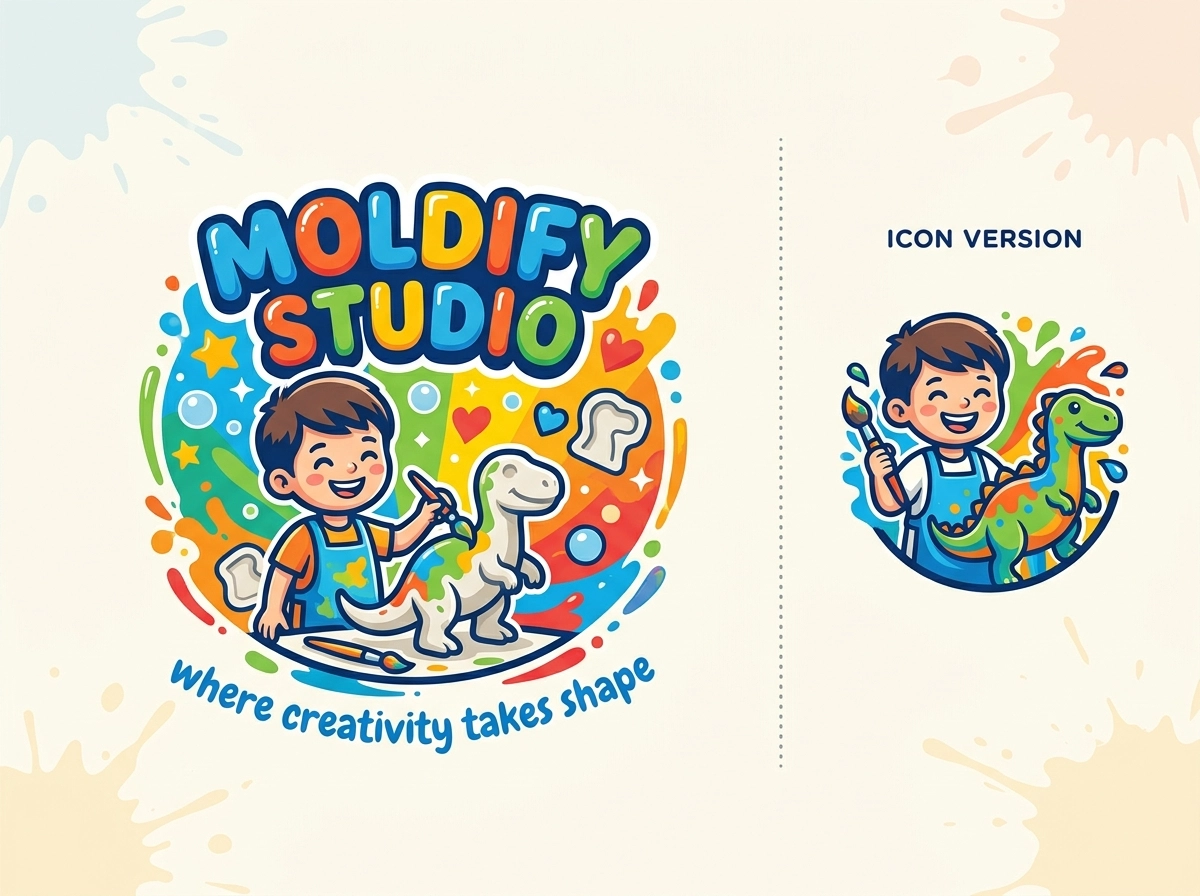 Moldify logo with icon